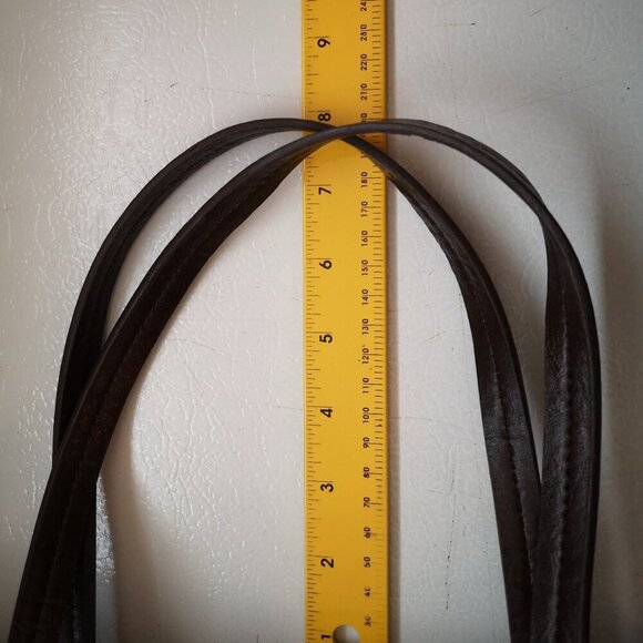 2 / $30.00 - Tommy Hilfiger Grey & Pink Patterned with Brown Handles Handbag - Picture 8 of 15